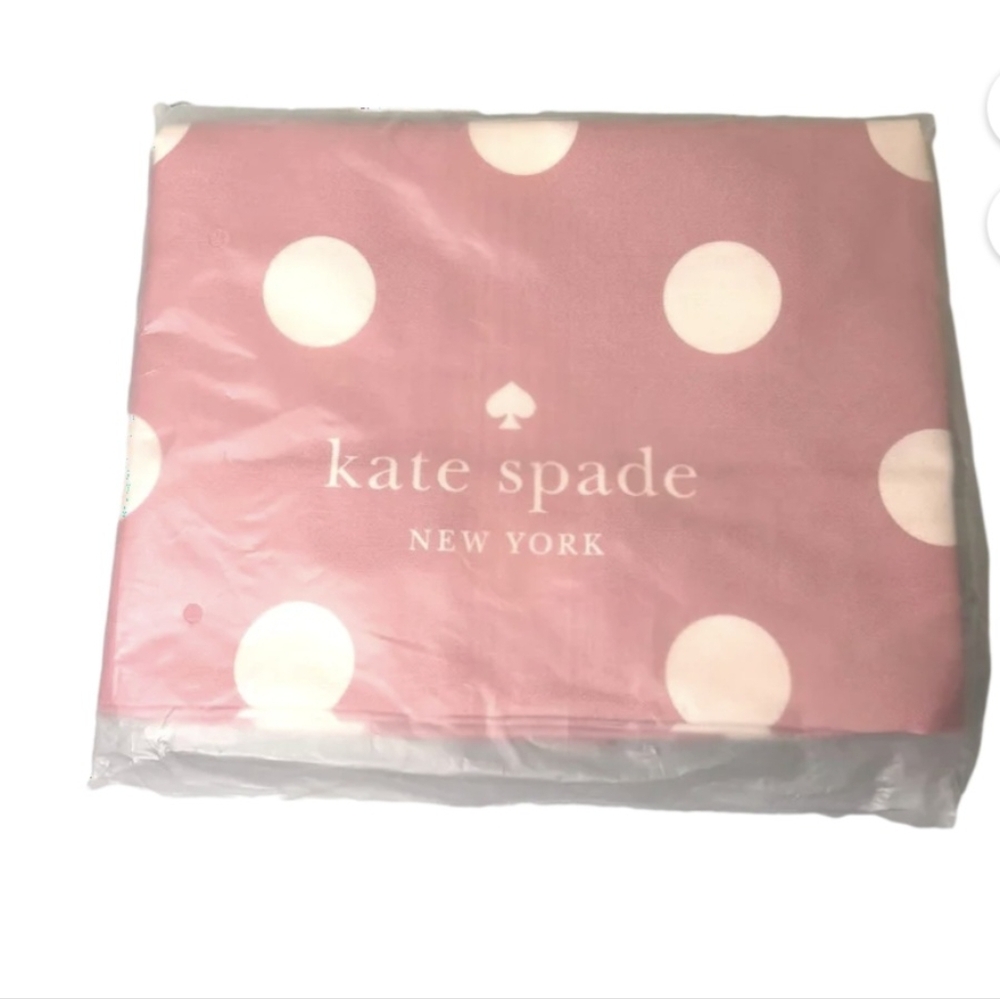 Kate Spade New York Cotton Candy Canvas Tote Bag Pink Polka Dot NWT  1 LEFT! - Picture 3 of 13